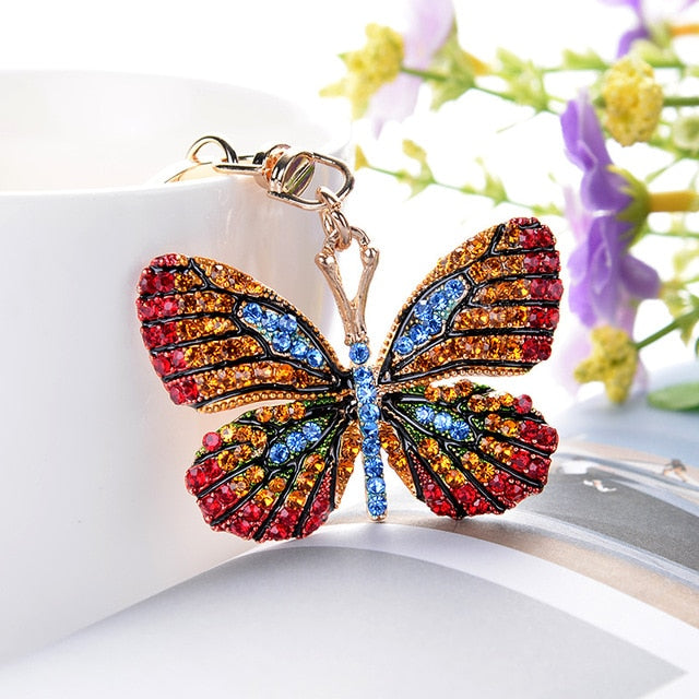Colorful Butterfly Keychain - willbling