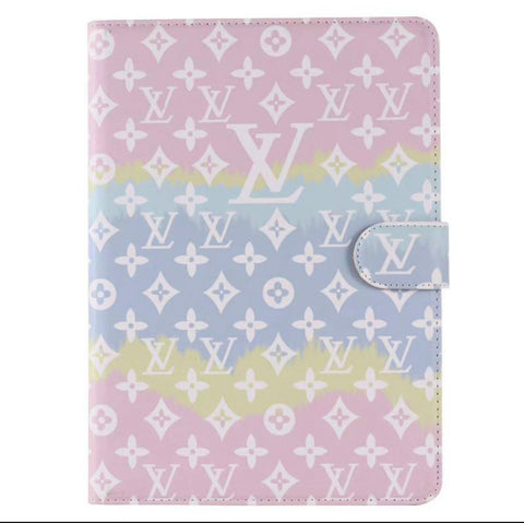 LV brand ipad air 5/9/mini6 case coque luxe colorful logo monogram