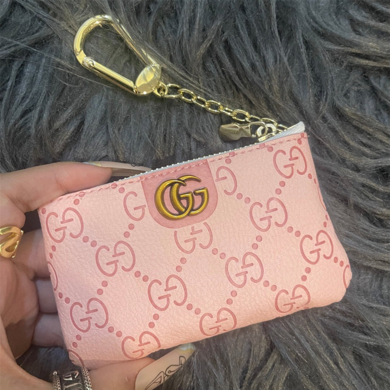 G Zip Key Chain pouch – I Will Bling