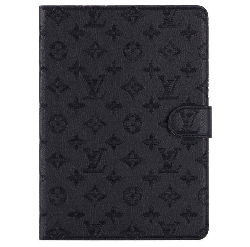 Classic Black Louis Vuitton X Supreme iPad Pro 12.9 (2020) Clear Case