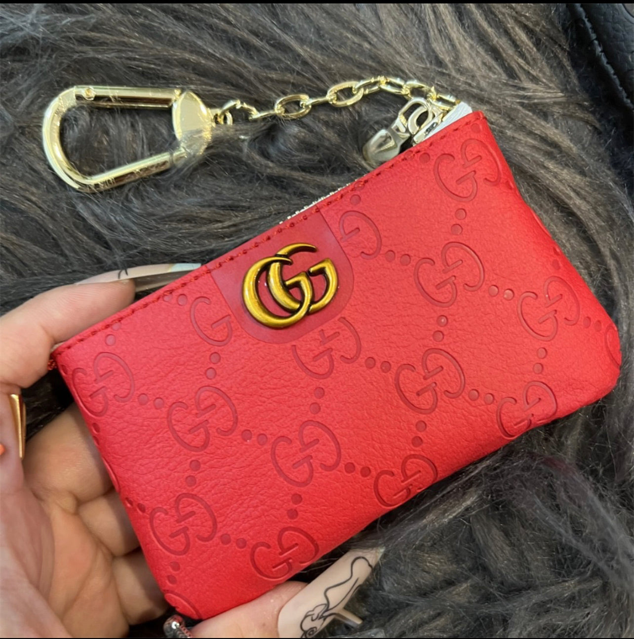G Zip Key Chain  pouch 