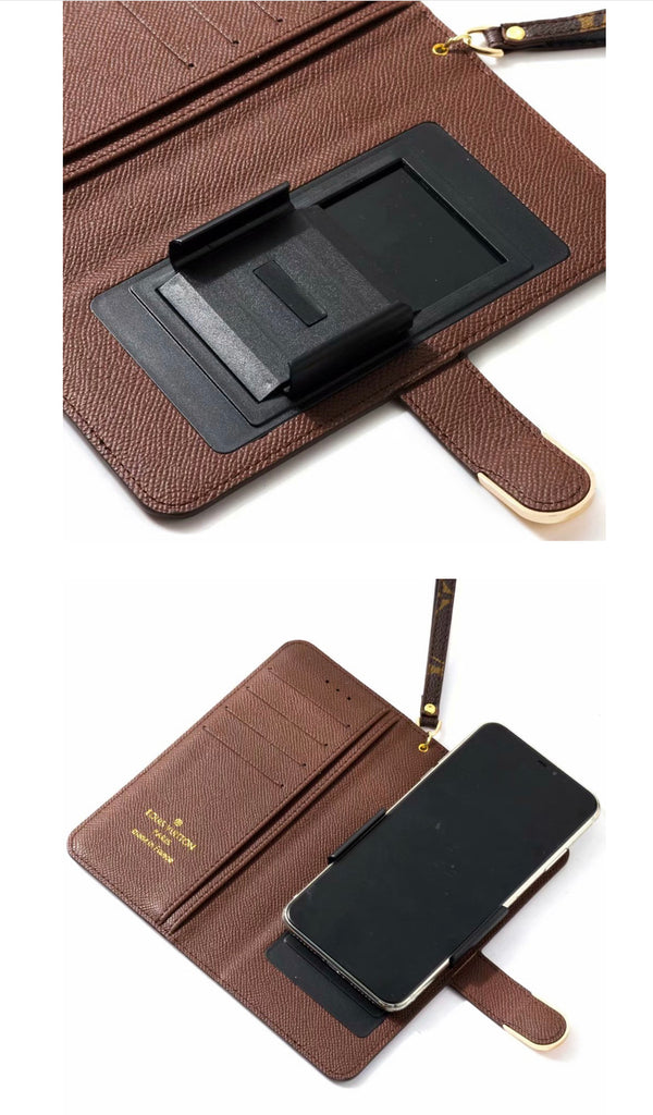 iPhone 13 Pro Louis Vuitton Wallet Folio Case - Luxury Phone Case Shop