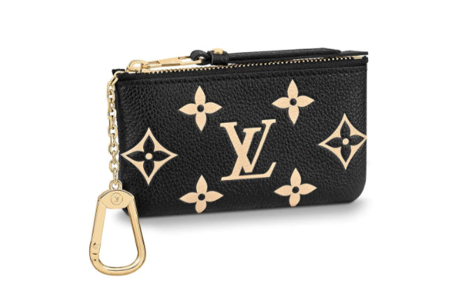 Louis VUITTON MONOGRAM KEY CHARM LANYARD STRAP COIN PURSE AIR PODS KEY  HOLDER