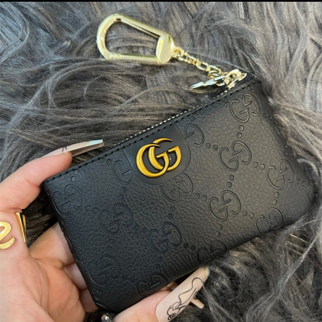 G Zip Key Chain  pouch 
