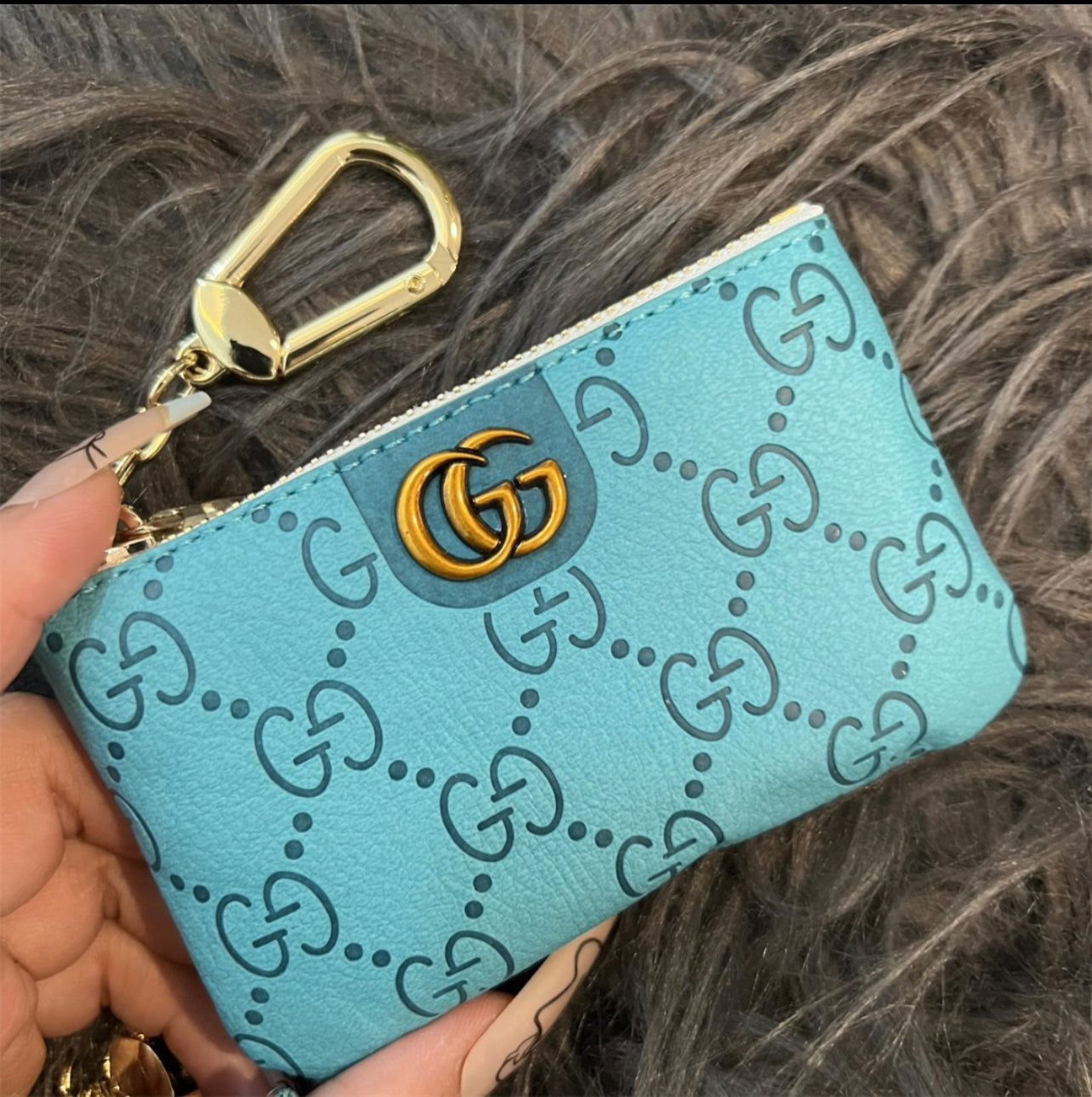 G Zip Key Chain  pouch 