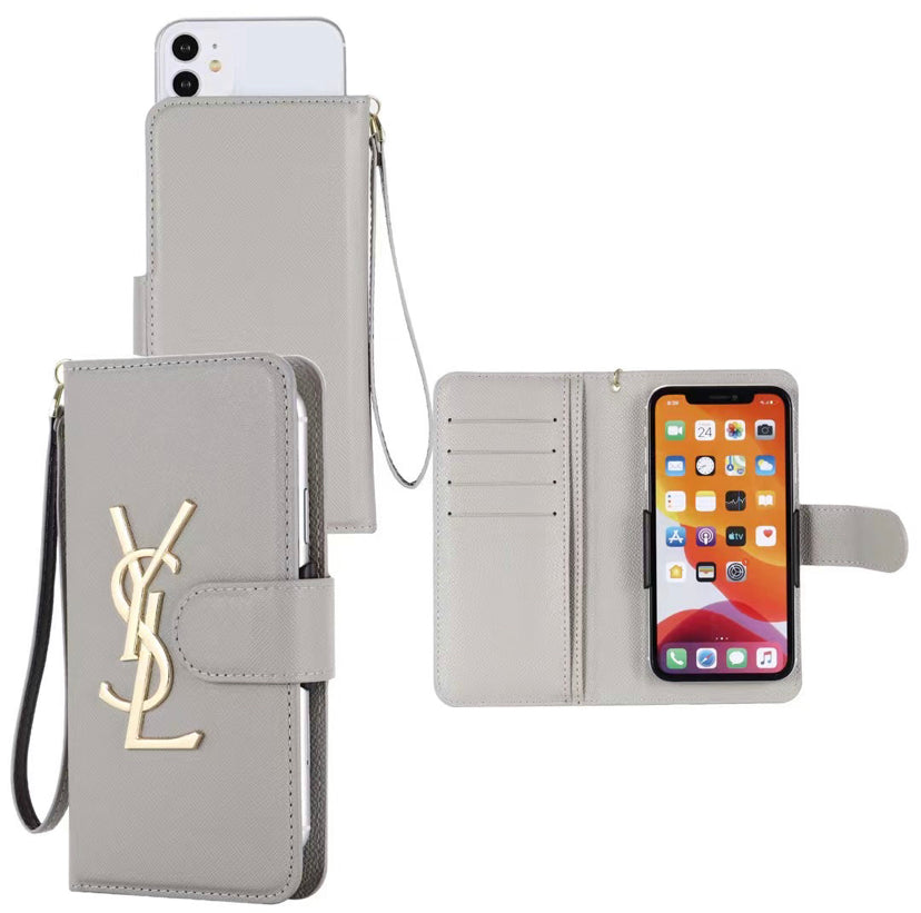 LUVLY- Designer Brand Inspired iPhone Case With Card Holder