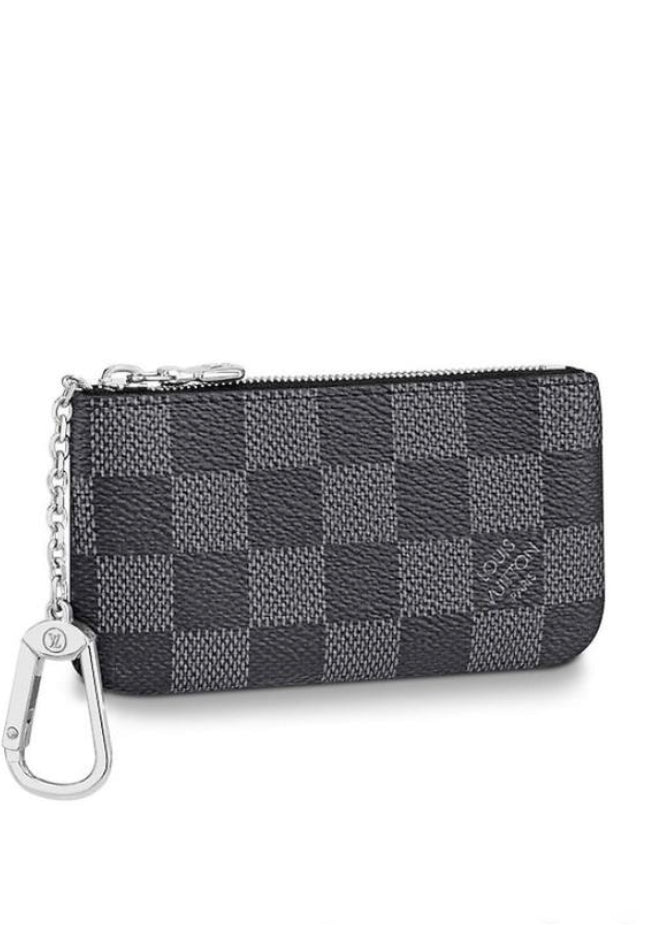 keychain wallet with zipper lv