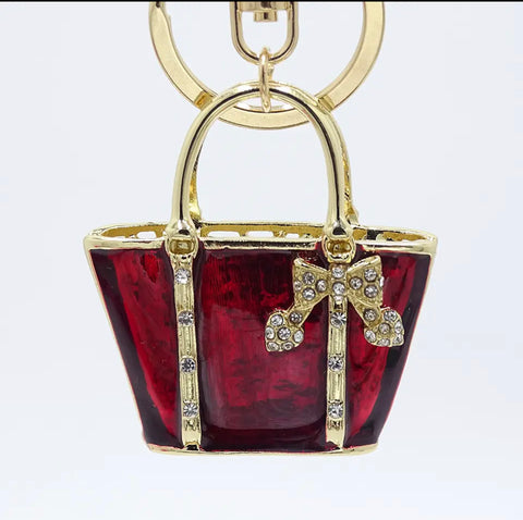 Image of Crystal Handbag Keychains