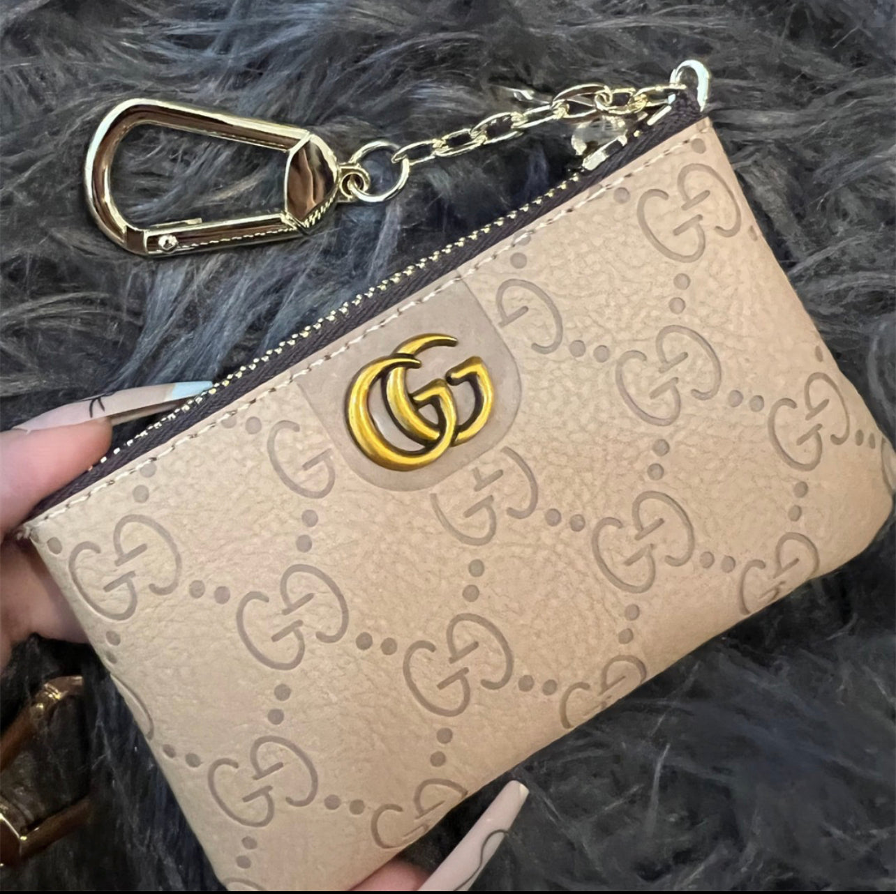 G Zip Key Chain  pouch 