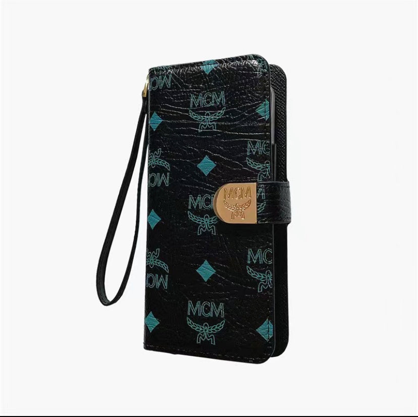 Black Emboss LV Universal Wallet Phone Case – MikesTreasuresCrafts