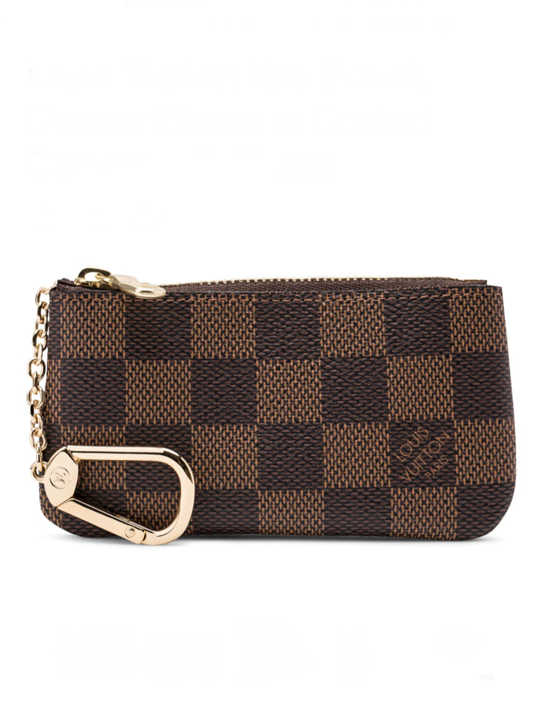 Zip Key Chain Pouch Brown Mono / Classic