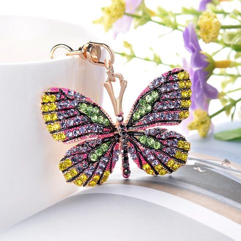 Image of Colorful Butterfly Keychain - willbling