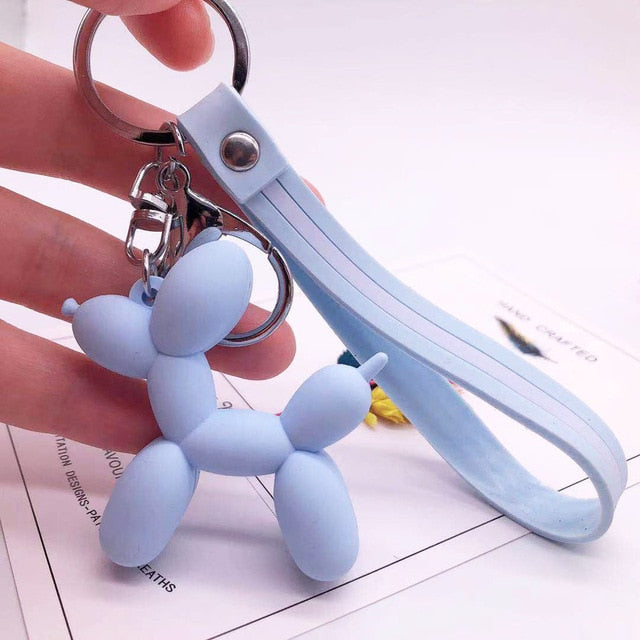 hpwzlmf Cute Dog Keychain - Balloon Dog Kawaii Keyrings for Women