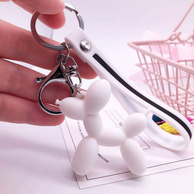 Cartoon Balloon Dog Keychain - willbling
