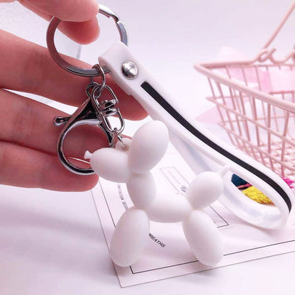 Cartoon Balloon Dog Keychain - willbling