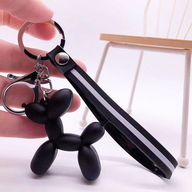 IVORE.GROUP Balloon Dog Keychain (Multiple Colors!) White