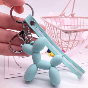 Cartoon Balloon Dog Keychain - willbling