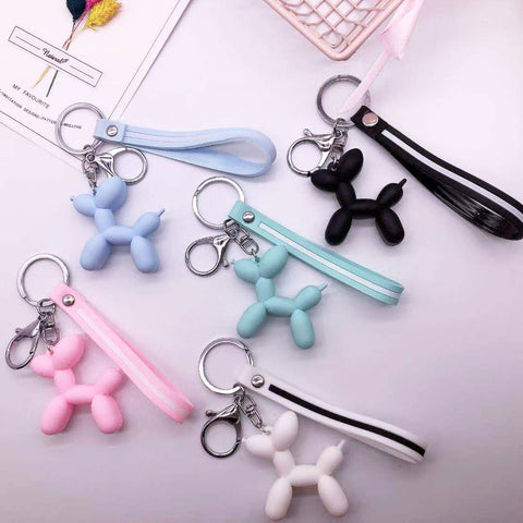 Image of Cartoon Balloon Dog Keychain - willbling