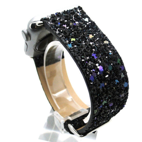 Image of Shiny Glitter Power PU Leather Bling - willbling