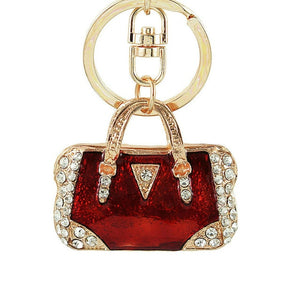 Crystal Handbag Keychains - willbling