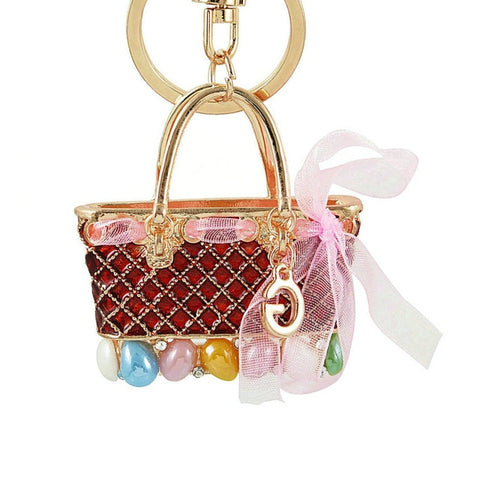 Image of Crystal Handbag Keychains - willbling