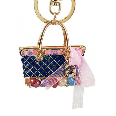 Image of Crystal Handbag Keychains - willbling